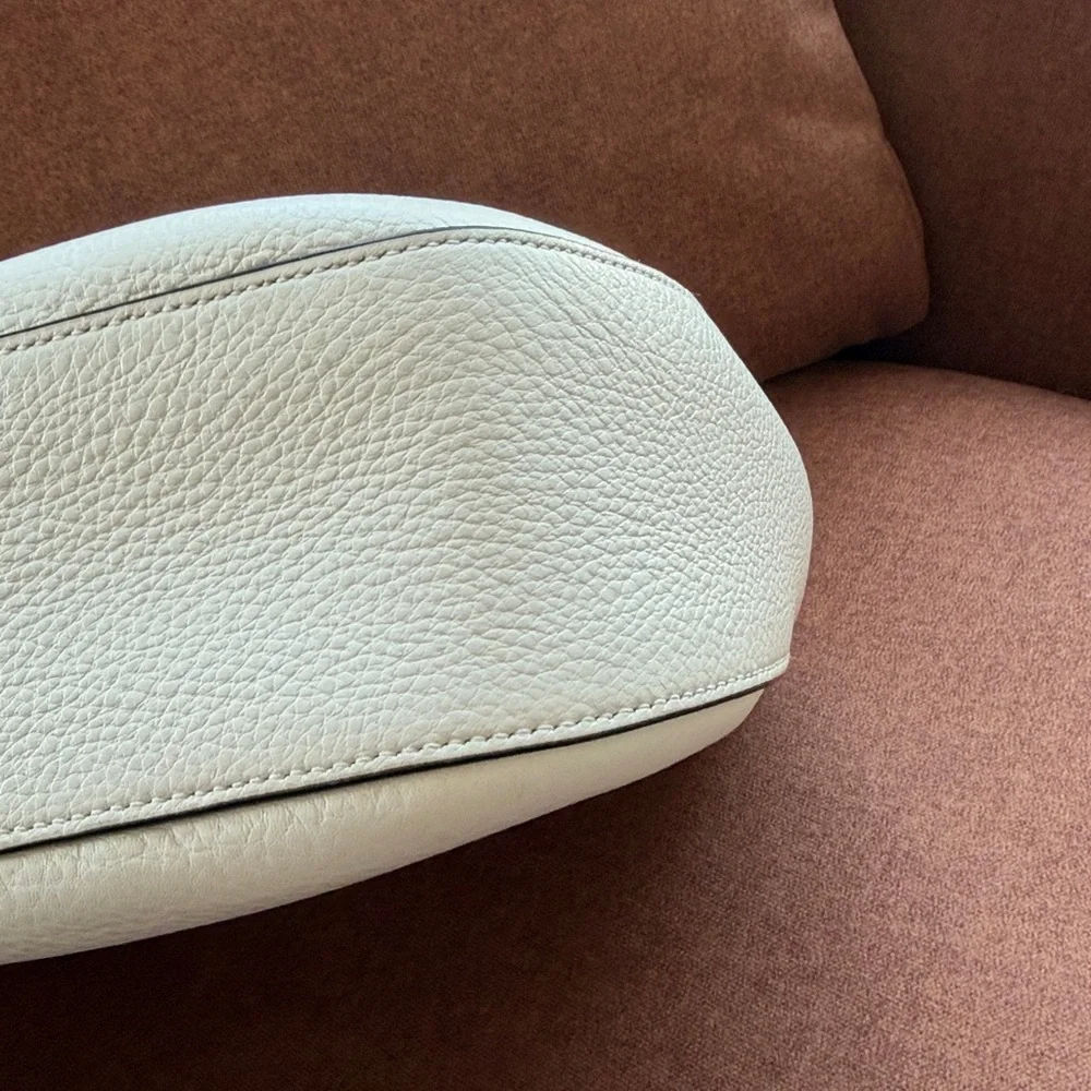 Prada White and Blue Leather Shoulder Bag - Picture 7 of 16